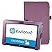 HP Pavilion x2 10 / HP x2 210 G1 Case,Mama Mouth PU Leather Folio Stand Cover for 10.1