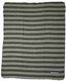 Anita Riga Green Striped Baby Blanket by Album di Famiglia