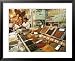 The Bazaar, Baghdad, Iraq, Middle East Framed Art Poster Print by Nico Tondini, 31x25