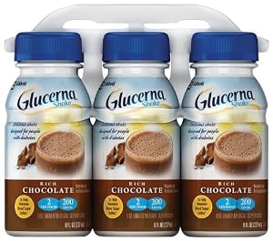 Glucerna Shake Rich Chocolate, 8 Ounce Bottles (Pack of 24)