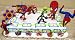 Adorable Marvel Comic Super-Hero Spider Man 16 Piece Cake Topper Set Including 6 Posable Spiderman T