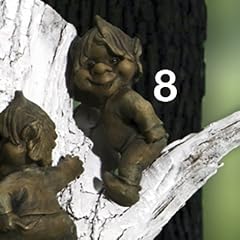 Baumdeko "Troll" (Froehliche Gartentrolle * Ein besonderer Blickfang in Ihrem Garten * Polyresin *)