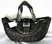 Dior Handbags (Black) Leather Plisse Medium Basket Bag LGM442001