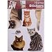Cat and Mouse ~ Les Chats et la Souris, French Ephemeres, removable Wall Stickers