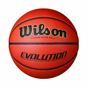 Wilson Evolution Indoor High School Official Game Basketball orange