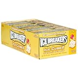 Ice Breakers Ice Cubes Dragonfruit Freeze Gum, 10-Piece Boxes (Pack of 16)