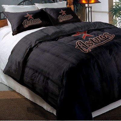 MLB Houston Astros Twin/Full Embroidered Comforter Set