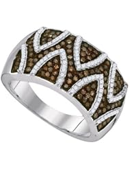 0.65CTW COGNAC DIAMOND FASHION RING