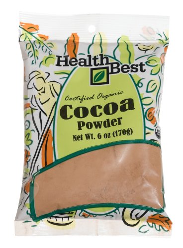 Health Best Cocoa Powder, 6-Ounce Units (Pack of 6) by Health Best