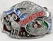 Colorado State 3-D Enamel Pewter Belt Buckle