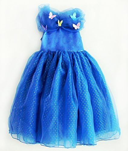 2015 New Cinderella dress girls dress princess dress butterfly