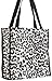 World Traveler Black Animal Print Travel Tote Bag 12-inch