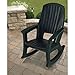 Semco Rockaway Heavy Duty All-Weather Outdoor Rocking Chair Plastics - Green