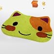 Naomi - [Smiley Cat] Kids Room Rugs (17.7 by 25.6 inches)