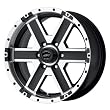 American Racing Element AR681 Matte Black Wheel with Machined Finish (18x8"/6x5.5")