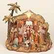 10" Inspirational Gifts LED Lighted Religious Nativity Table Top Christmas Scene