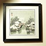 51AqJuQYmRL. SL160  Bird and Willow Wall Art Painting   Beige