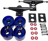LONGBOARD Package CORE 7 BLACK TRUCKS 76mm Blu WHEELS