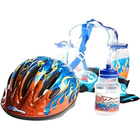 Kidzamo Extreme Groove Boys' Helmet and Backpack Value Pack by Kidzamo