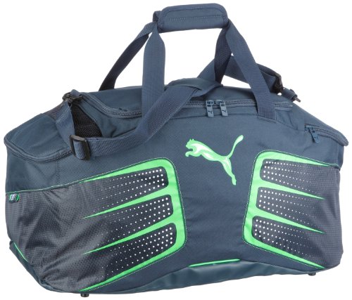 PUMA Sporttasche v1.11, midnight navy-fluro green, M, 069505 01 Preisvergleich
