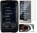 Zune HD Froza Belt clip Carrying Case + ZuneHD Mirror Screen Protector for Microsoft ZuneHD+ Wisdom*courage Wristband