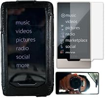 Zune HD Froza Belt clip Carrying Case + ZuneHD Mirror Screen Protector for Microsoft ZuneHD+ Wisdom*courage Wristband