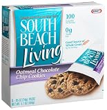South Beach Living Cookies, Oatmeal Chocolate Chip, 5.1-Ounce Boxes (Pack of 6)