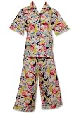 Frankie & Johnny Puccini Shortsleeve Capri Pajamas