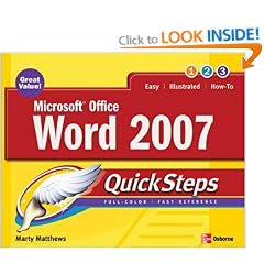 Microsoft Office Word 2007 QuickSteps (How to Do Everything)