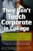 They Don't Teach Corporate in College: A Twenty-Something's Guide to the Business World
