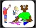 Decorated Mouse Pad with human, body, individuals, individual, persons, paintbrush, student, classroom, humans, people, bear, artist, person