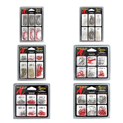 Matzuo Sickle Hook Assortments Trout Hooks (72 pcs.)