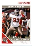 2011 Score Football Card # 276 Gerald McCoy - Tampa Bay Buccaneers - NFL Trading Card In a Protective Screwdown Case!