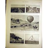 軍の気球の Kroonstad のカフィアモロコシのボーア戦争アフリカ 1900 年