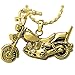 Memorial Gallery 3304gp Motorcycle 14K Gold/Sterling Silver Plating Cremation Pet Jewelry