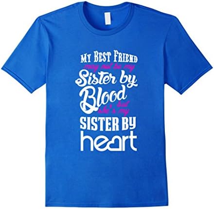 Men's "bff quotes": "bff" T-shirt Medium Royal Blue