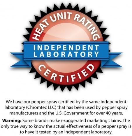 Lab Certified Streetwise 18 Pepper Spray, 1/2 Oz. Soft Case Black