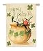 Lucky Clover Silk Reflections Garden Size Flag