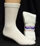 Physcians Choice Diabetic Socks Size 10-13 White 12 pair
