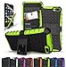Fire Phone Case, CINEYO(TM) heavy Duty Rugged Dual Layer Case with kickstand (Amazon Fire Phone Case Black) (Black) (Green)