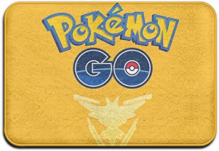 EAUTOP Custom Team Instinct Pokemon Go Doormats With Non Slip Bottom/23.6" *15.7" *0.39"