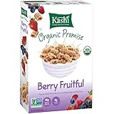 Kashi Organic Promise Cereal, Berry Fruitful Whole Wheat Biscuits, 15.6 Ounce