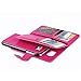 Galaxy S7 Edge Case, S7 Edge Case, TabPow 9 Card Slot Series - Wallet Folio PU Leather Case Cover With Detachable Magnetic Hard Case For Samsung Galaxy S7 Edge, Pink