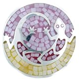 Mother Of Pearl Mosaic Lizard Pendant