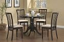 Coaster Company Set of 2 Solid Oak Double Press Back Side Chair