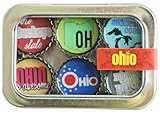 Ohio Bottle Cap 6 pc Magnet Set w/ Case Ohio Bottle Cap 6 pc Magnet Set w/ Case