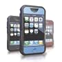 iSkin Revo Antimicrobial Silicone Case for iPhone 1G - Black/Pink - Zahra