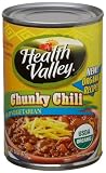 Health Valley Chunky Chili, Vegetarian Mild, 15 Ounce Tins (Pack of 12)