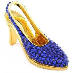 Swarovski Crystal High Heel Shoe Business Card Holder