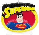 Wilton Superman Logo Candle